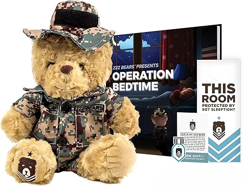 Miniatura 9 de ZZZ Bears Ositos de peluche militares, de policía y bombero para honrar, proteger y acurrucarse a la hora de acostarse (uniforme de policía de