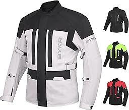 BYKR Adventure Touring Motorcycle Jacket For Men & Women Enduro Biker Textile Riding Gear CE Armored