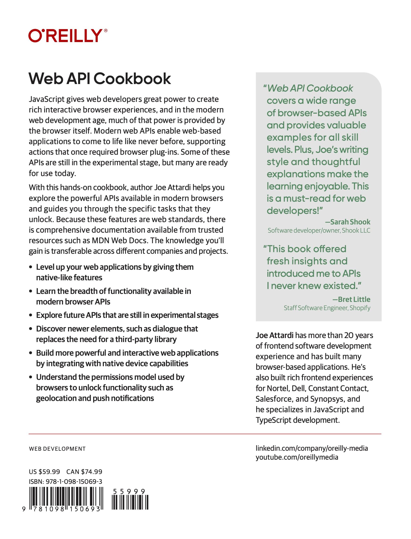 Web API Cookbook: Level Up Your JavaScript Applications