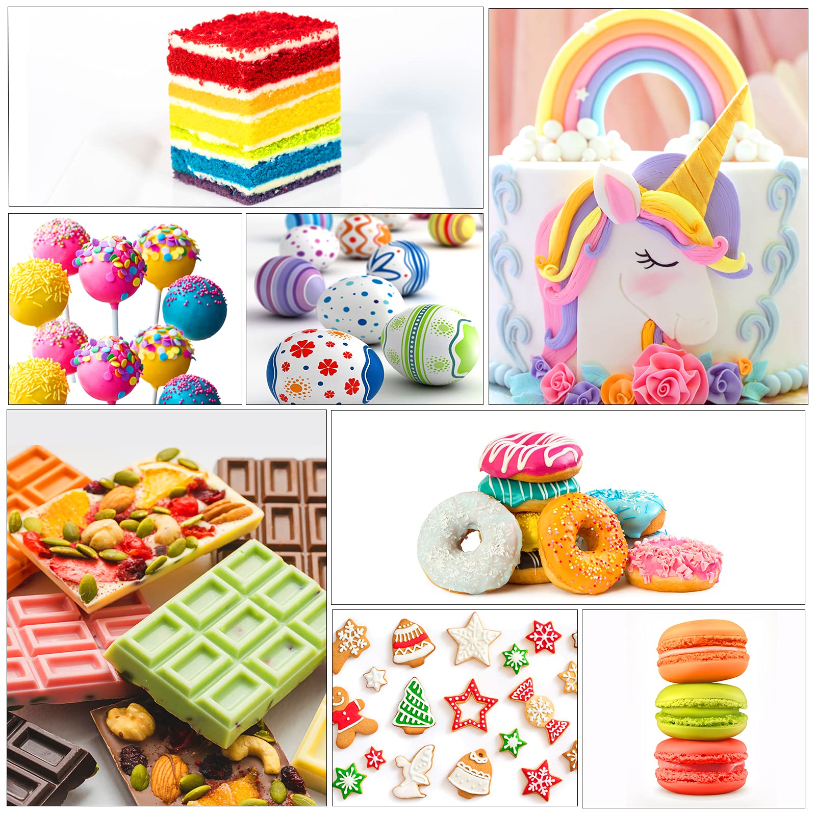 Oil Based Food Coloring for Chocolate AGQ Oil Food Color Set for