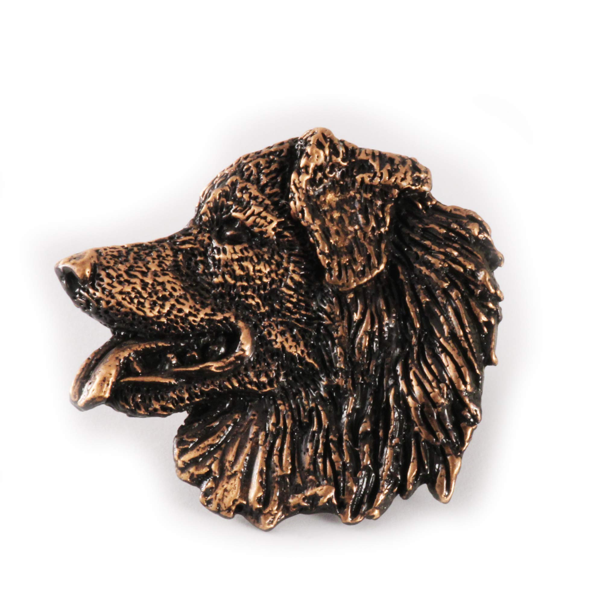 Creative Pewter DesignsAustralian Shepherd Dog, Lapel Pin, DC016PR, Hat, Pins, Brooch, Keychain, Key Fob, Canine, Australia, Jewelry, Metal, Gift, 100% Handmade in America,