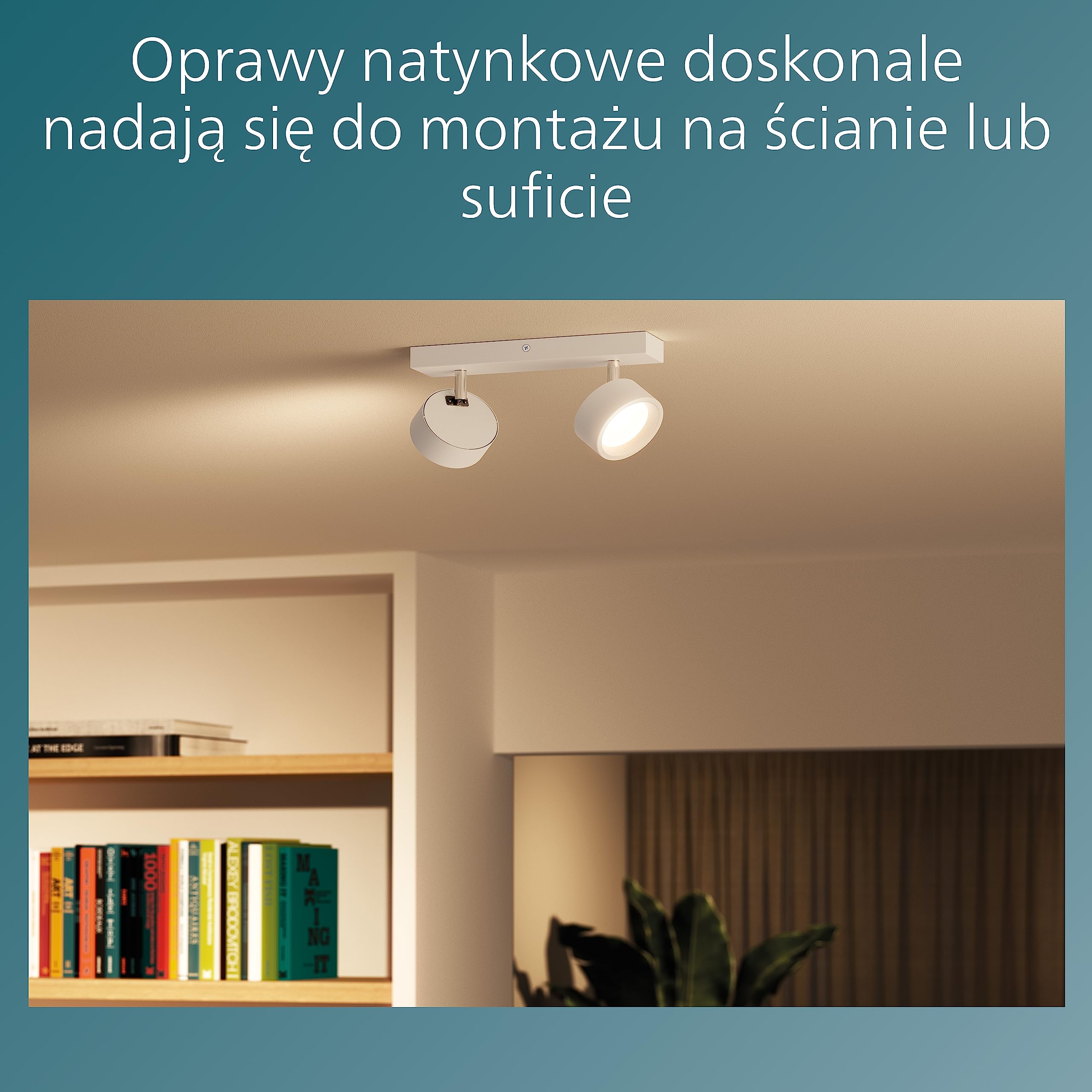 Philips Oprawa Punktowa Bracia Spot 2x5.5W 2700K, Biały