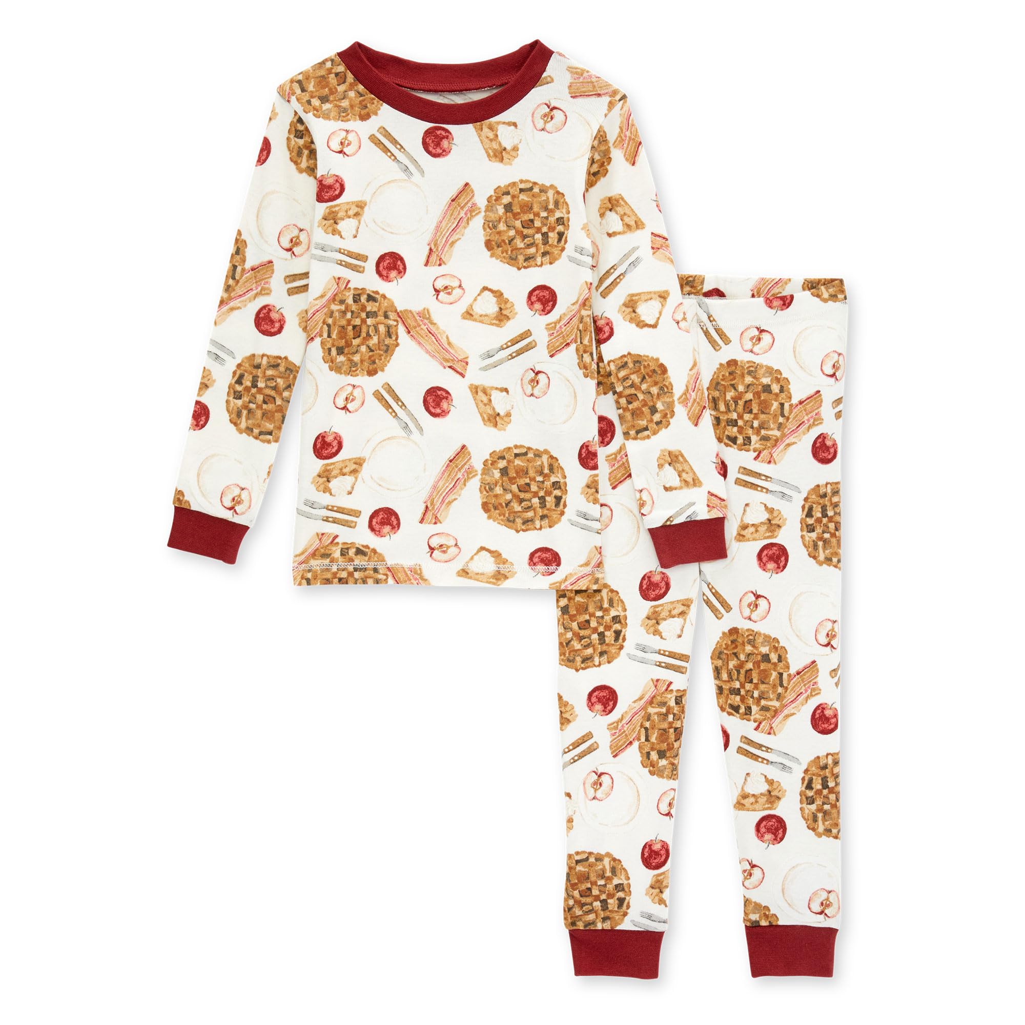Burt's Bees BabyBaby Girls' Pajamas, Tee and Pant 2-Piece Pj Set, 100% Organic Cotton