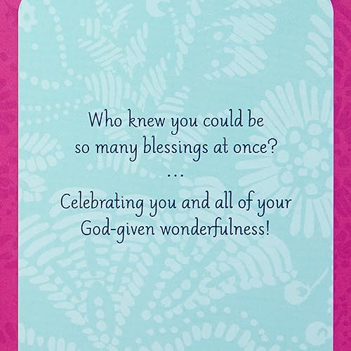 Miniatura 4 de Hallmark Tarjeta de cumpleaños de caoba para mujer con adorno extraíble (negro, brillante, hermosa)