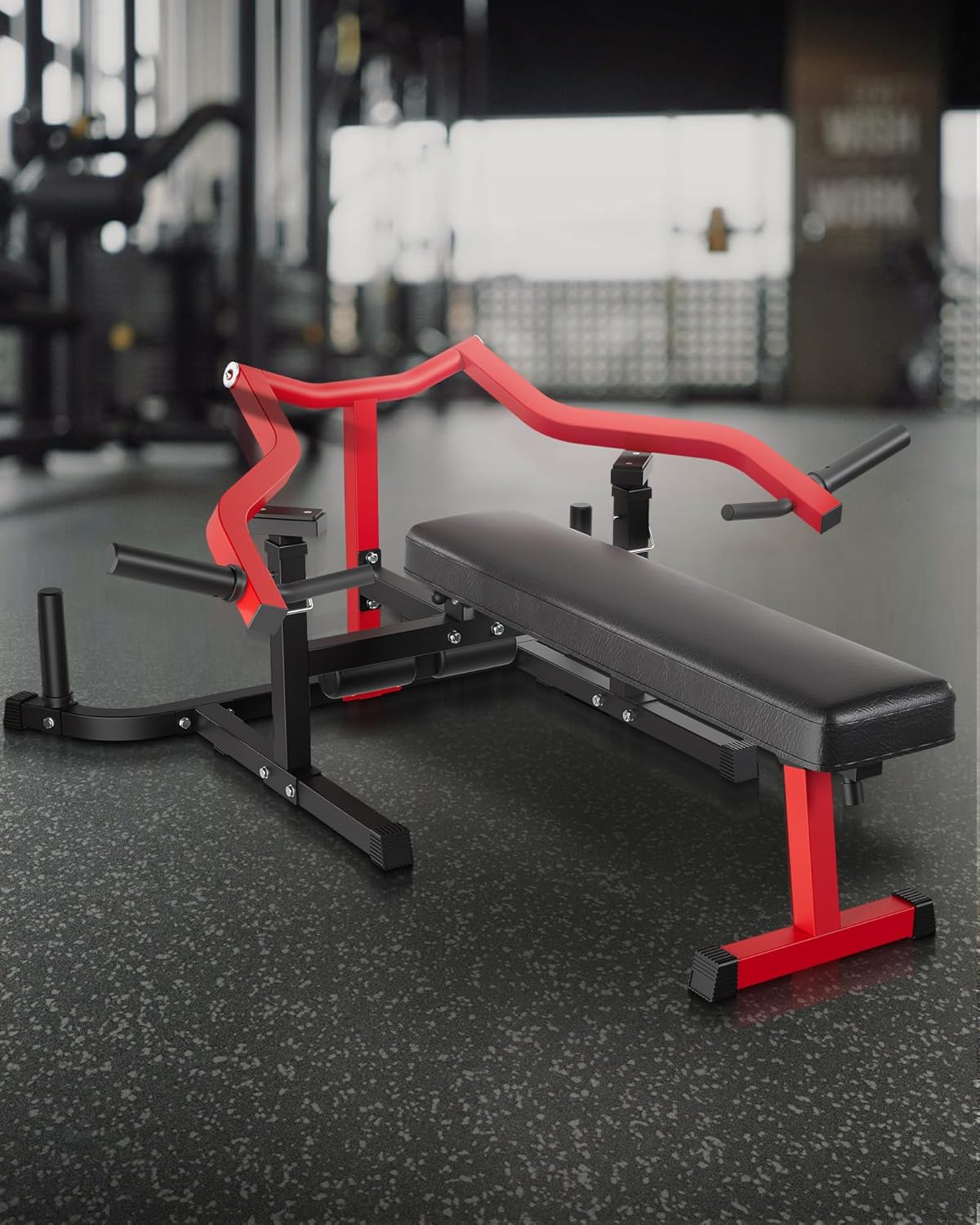 Chest Press Machine Home Gym,1050 Lbs Weight Bench Press Machine with Independent Converging Arms,Incline/Decline/Flat Bench Press Machine,Upper Body Workout Bench