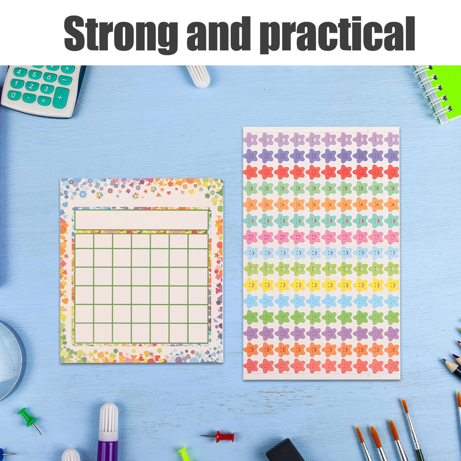 4 Sets Motivierende Aufkleber aus Selbstklebendem Papier für Grundschule und Klassenzimmer Weiß Dekorativ und Einzigartig für Lehrer und Unterrichtsförderung