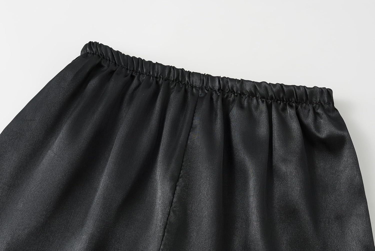 Satin Summer Pajamas for Big Girls Unisex Kids Silk Button Down Short Sleeve & Shorts PJS 3PCS Size 8-16 - Image 6