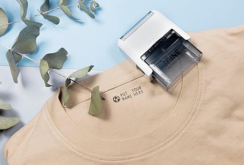 Miniatura 3 de Mine Marcador compacto para ropa y libro | Marcador compacto personalizado para ropa para adultos y niños | Sello con nombre personalizado para ropa