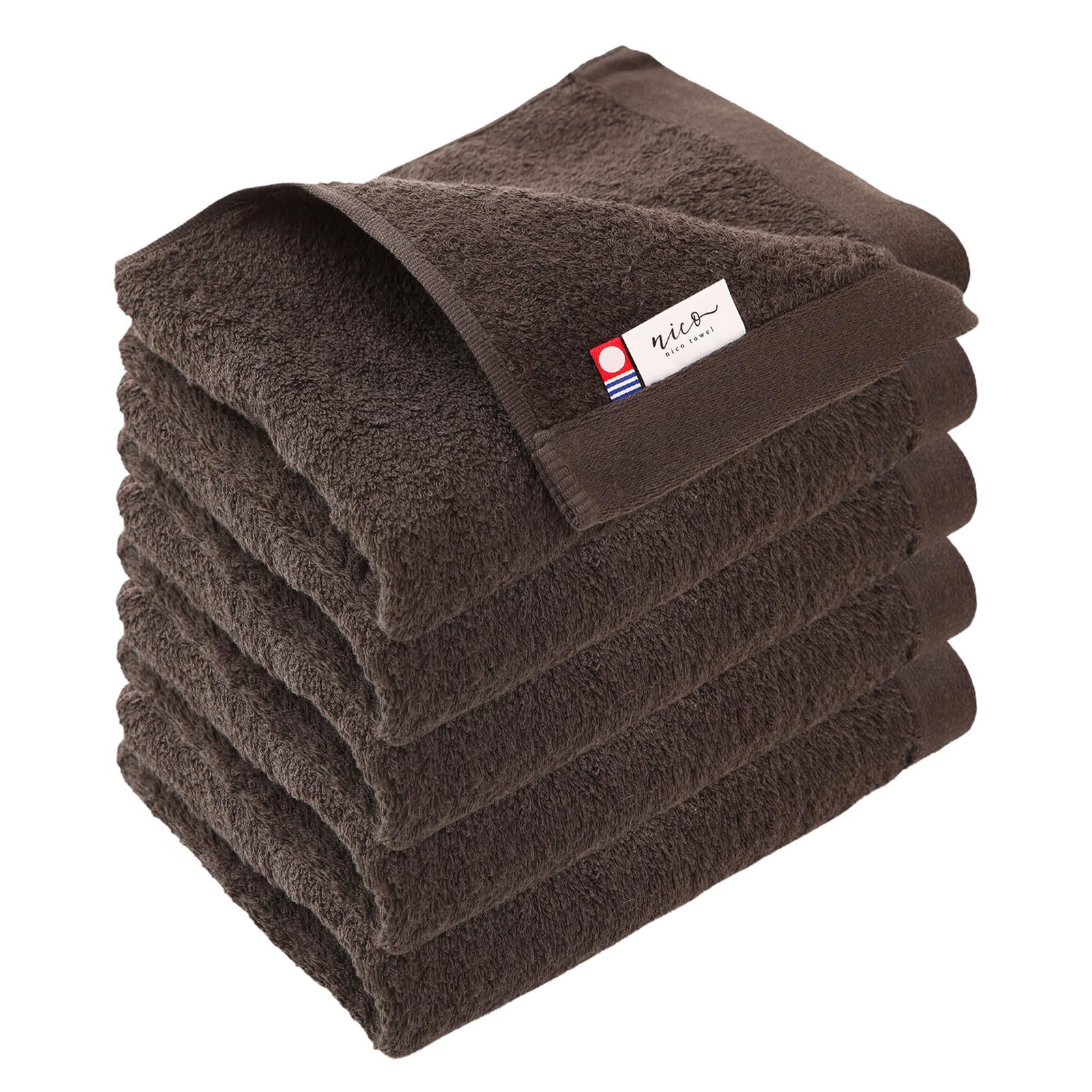 Imabari Face Towels, Set of 5, Claw Pattern