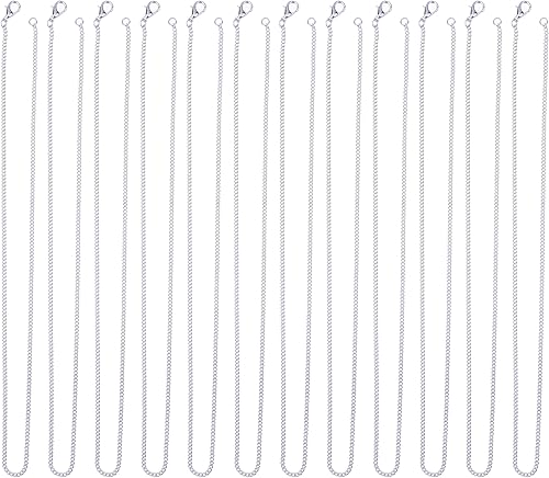 Outus collar de 20 pulgadas, plateados, 12 unidades