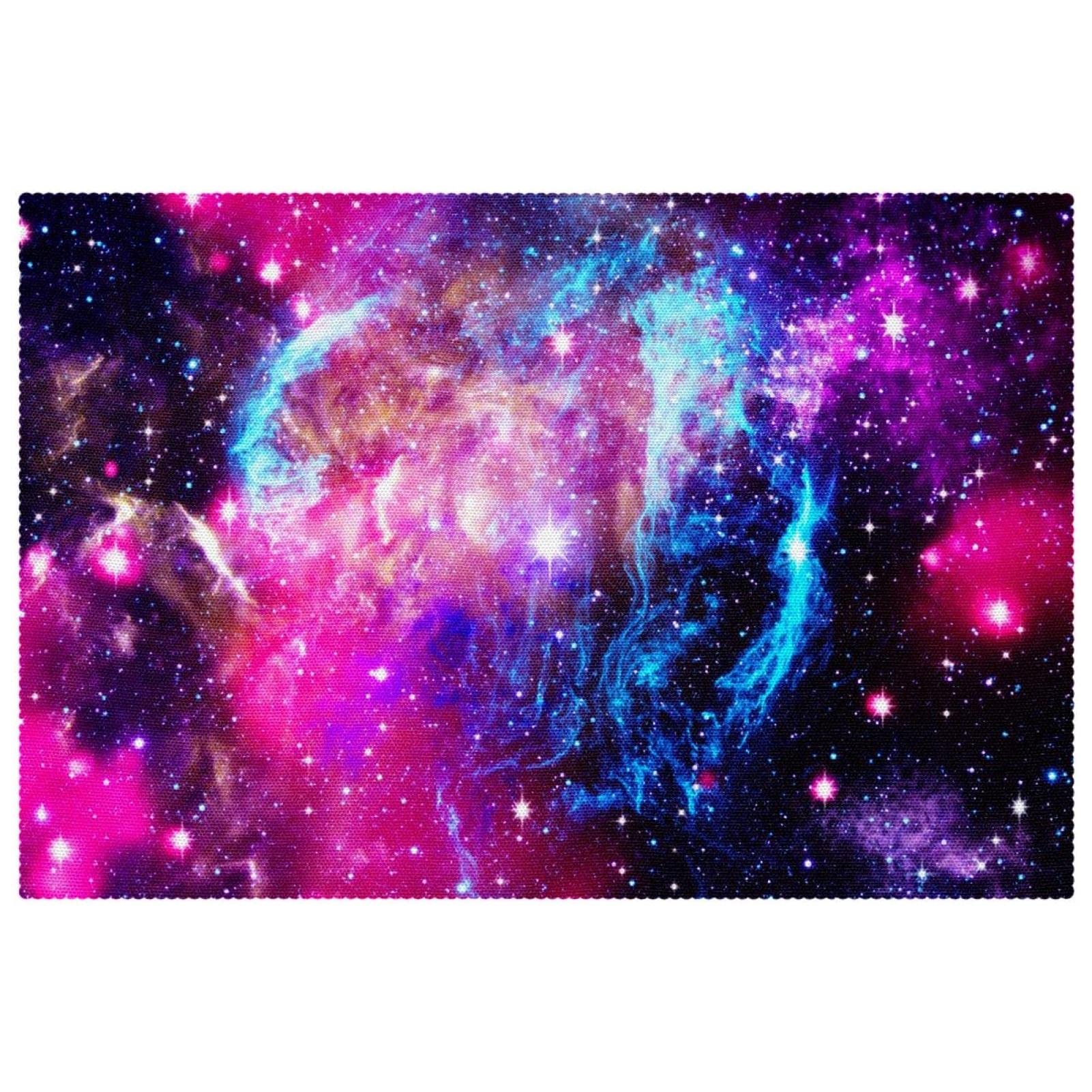 Sets de table galaxie 30x45 cm lot de 6 antidérapants pour repas