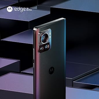 motorola edge30 ultra smartphone (6.7 inch fhd + display 200 mp camera 12/256 gb 4610 mah android 12) interstellar black including protective cover and car adapter