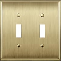 Vista 39 de LIDER Placa de Pared de Metal para Interruptor de Luz de Palanca, Cubierta de Interruptor de Acero Inoxidable, Resistente a la Corrosión