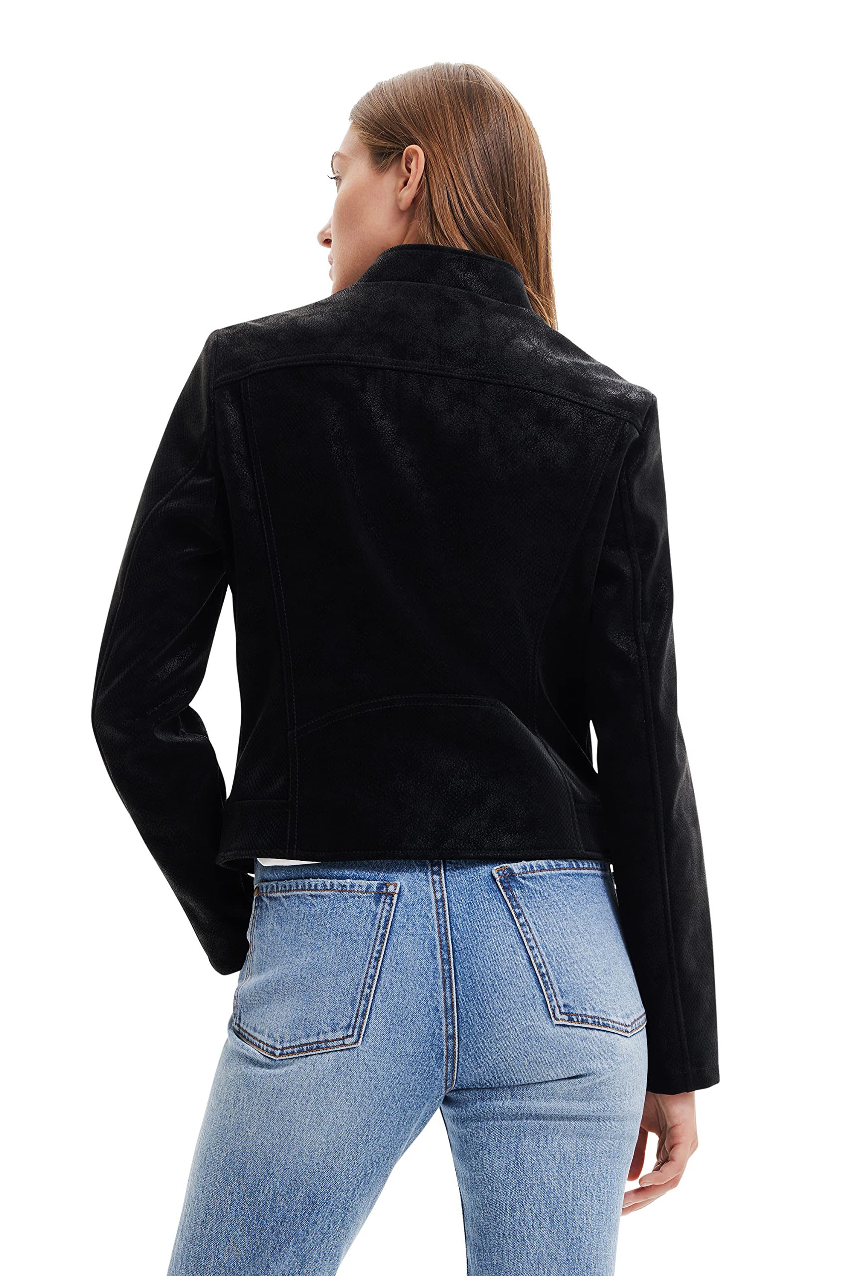 Desigual Chaq_las Vegas, 2000 Black, CAPPOTTO PU Donna