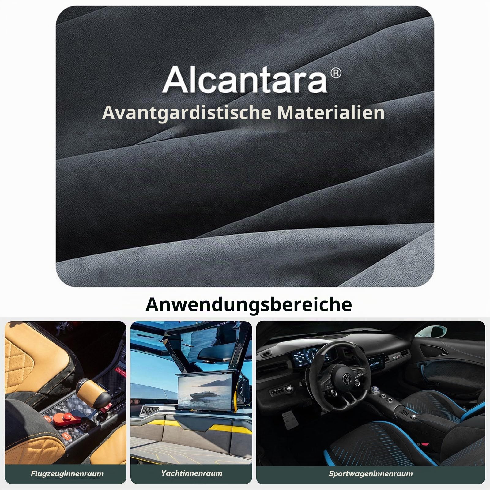 Alcantara Wildleder-Hülle für Samsung Galaxy S25 Ultra/S25 Plus/S25, kompatibel mit MagSafe Echtes italienisches Wildleder, handgefertigt, ultradünn, rutschfest, kratzfest, Dunkelgrau, S25 Ultra