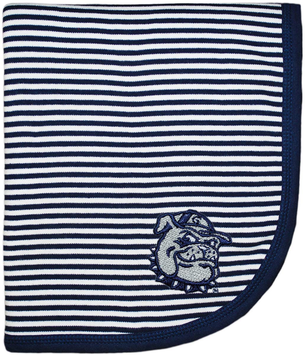 Creative Knitwear Georgetown Bulldogs Striped Baby and Toddler Blanket