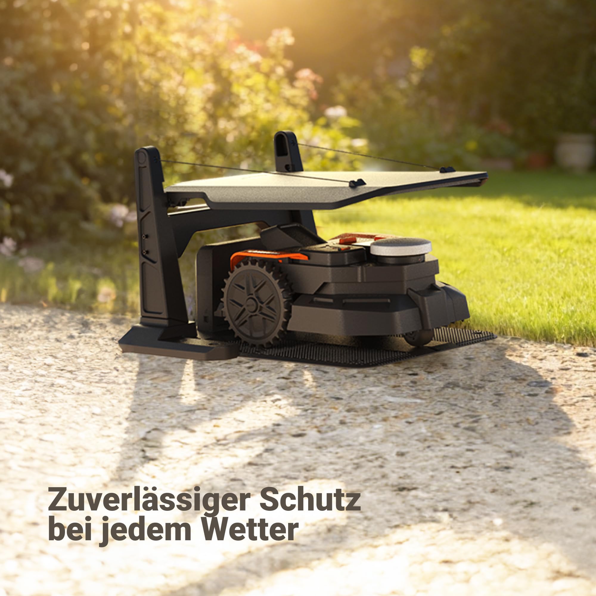 WORX WA0828 Garage für Vision Cloud Mähroboter, wetterfester Schutz für alle Vision Modelle (UV-, Regen- & Schmutzschutz, einfache Montage) - 3