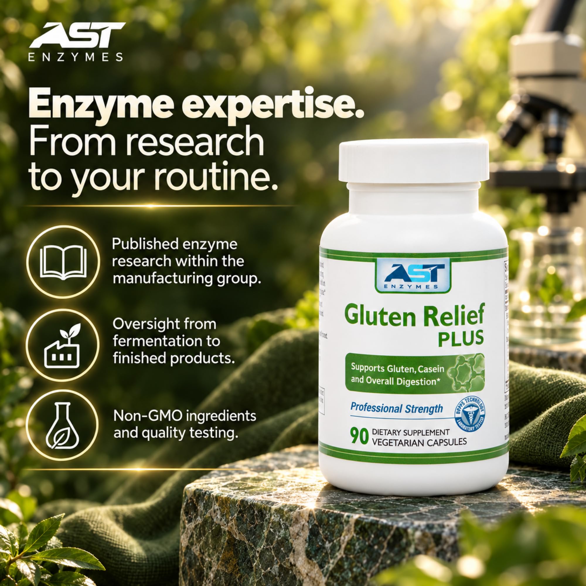 AST Enzymes Gluten Relief Plus DPP-IV Enzymes, 90 Capsules — Amazon image 6