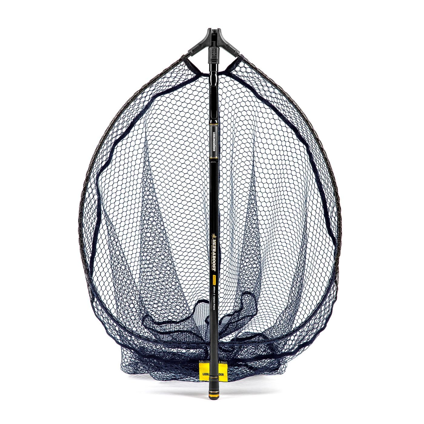Lieblingsköder Allround-Kescher Ultraboost 65x55cm - Unterfangkescher, Kescher zum Spinnfischen, Angelkescher