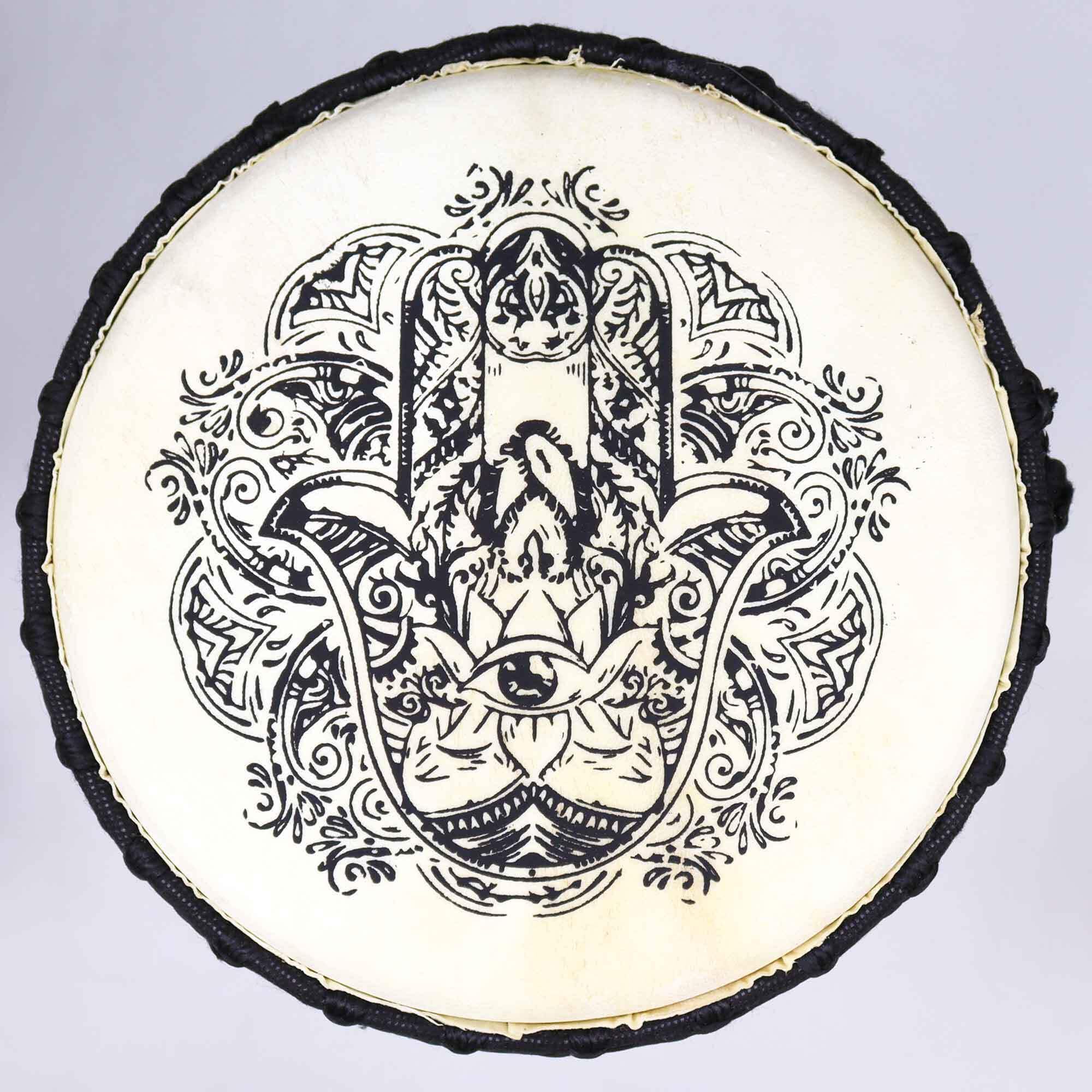 Ancient Wisdom Djembe tamburo fatto a mano - 50 cm