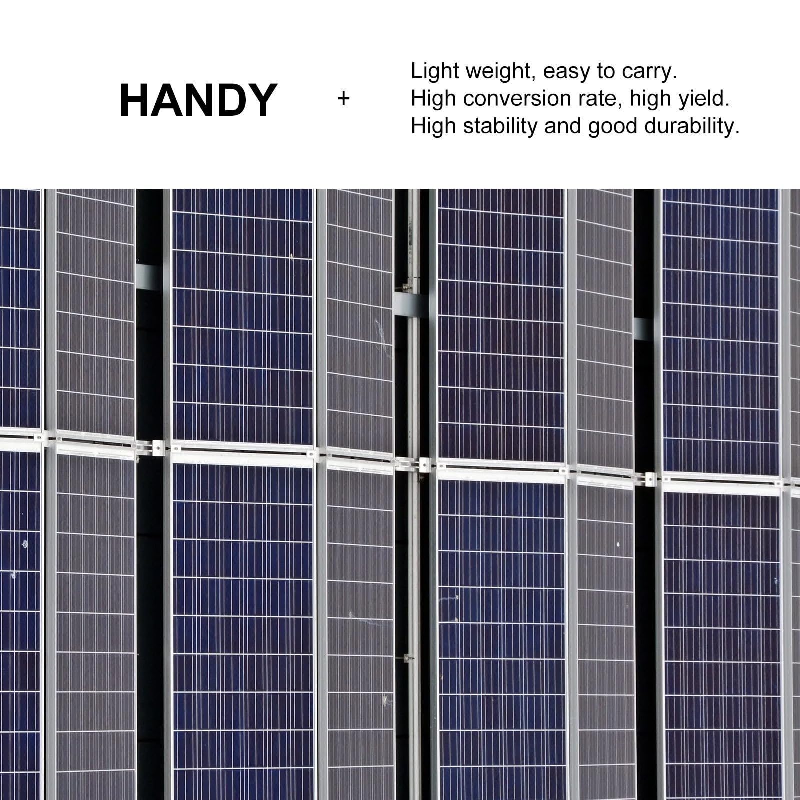 Pannello Solare e 200w Campeggio Nero Monocristallino per Viaggio | Alta Efficienza di Conversione 98%, Struttura Leggera e Stabile, Kit per Ricarica Batteria 12v