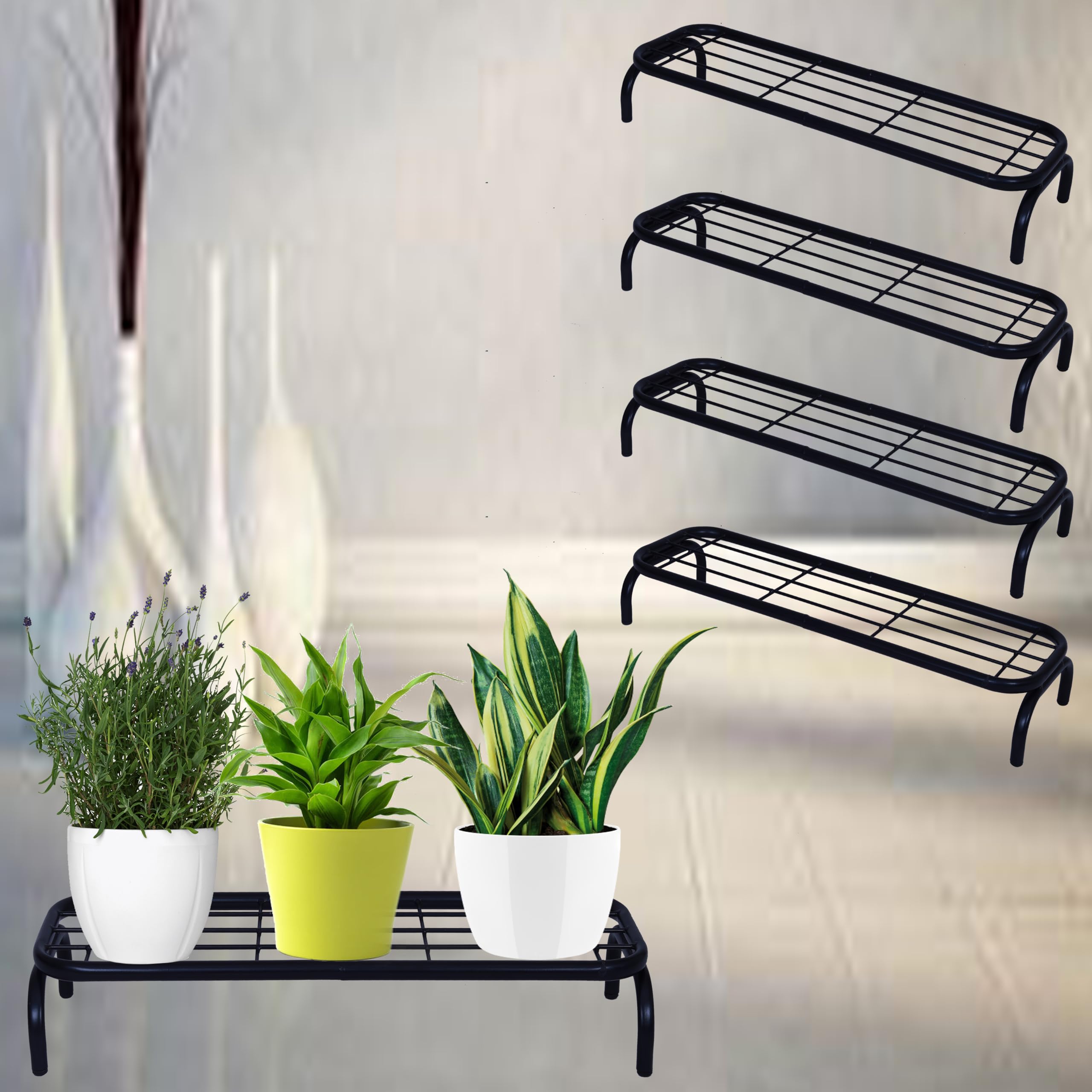 D&V Engineering Metal Plant Stands for Indoor & Outdoor Use | 26-Inch ...
