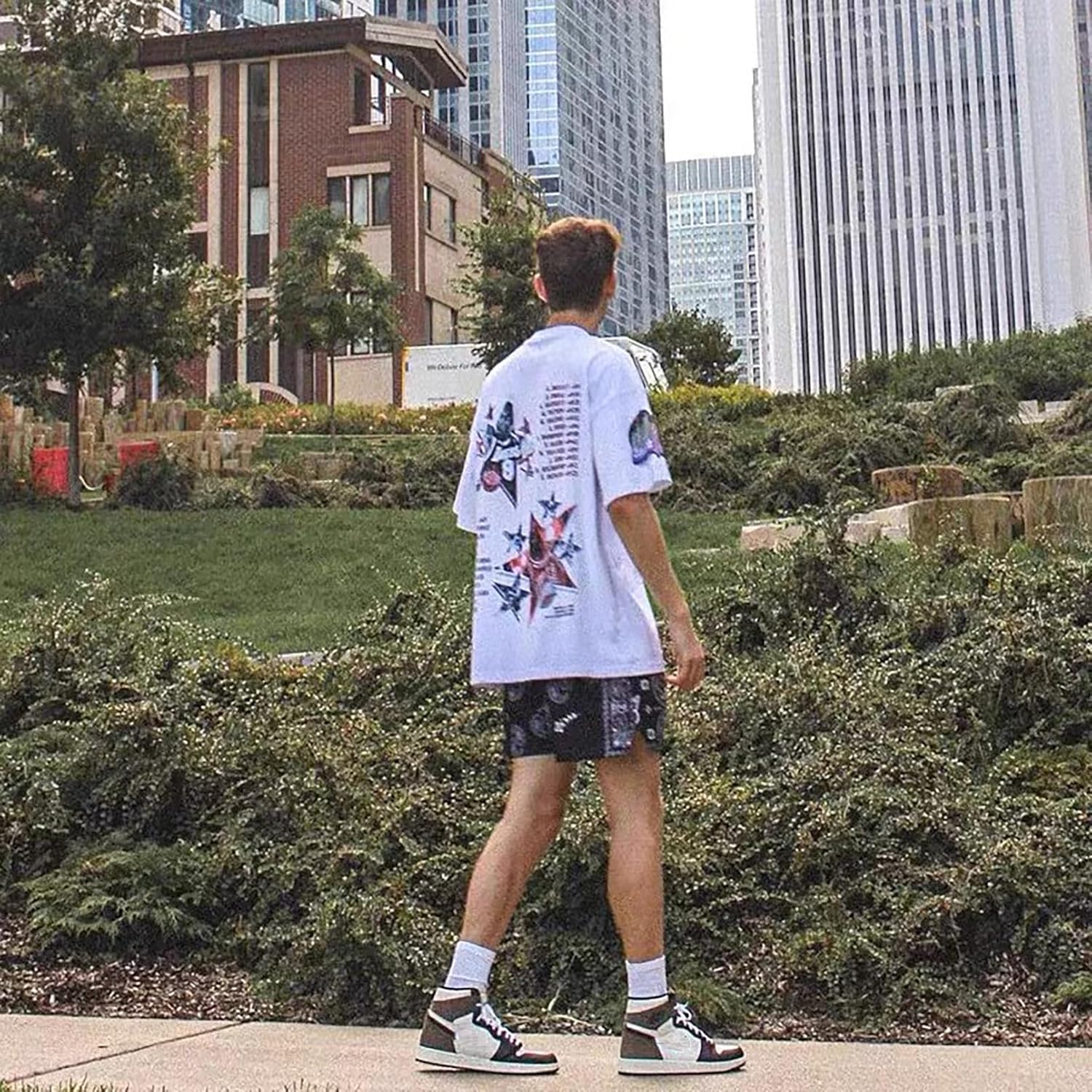 BOOMLEMON Mens Paisley Shorts Mesh Graphic Print Retro Casual Shorts Athletic Gym Basketball Running Short Pants - Image 7