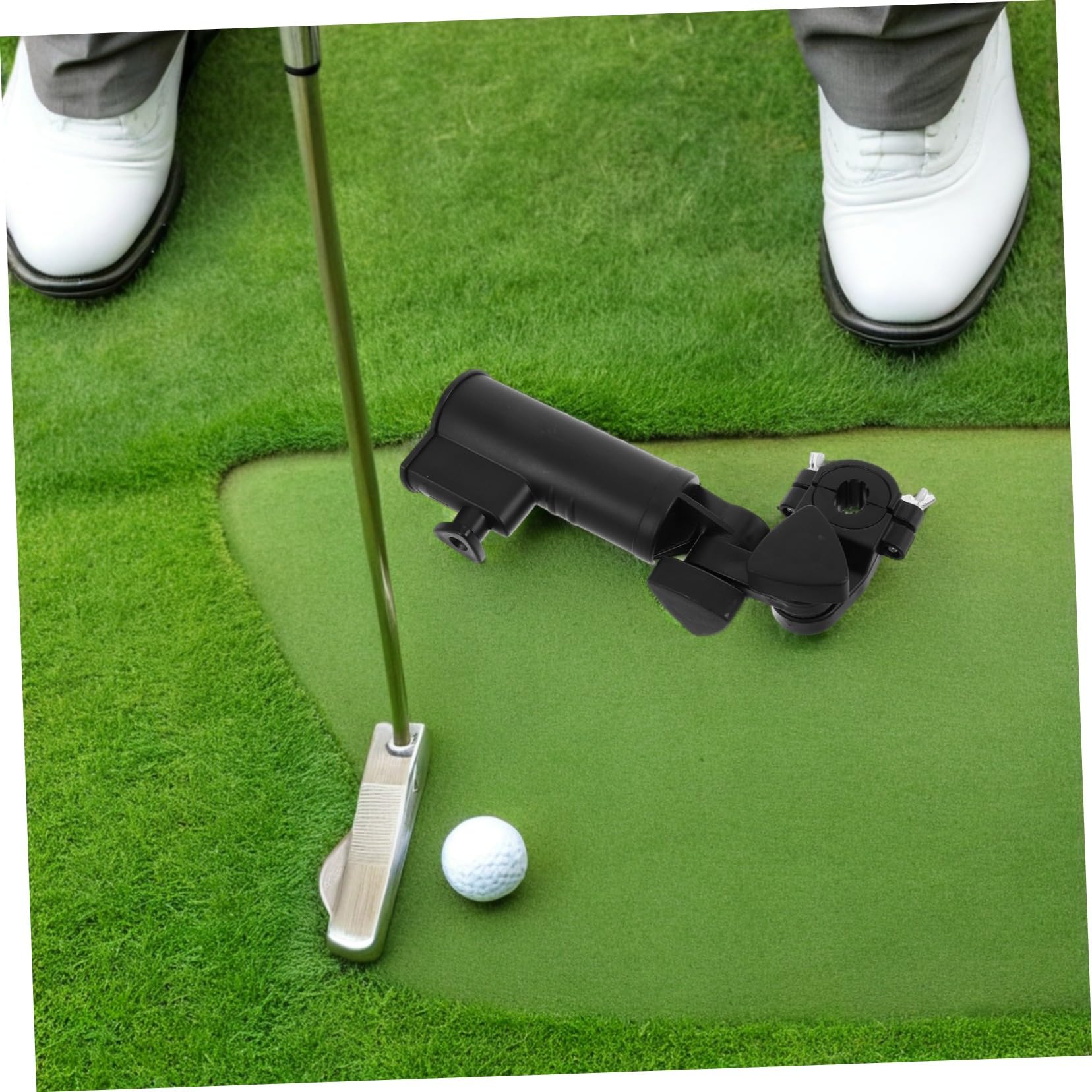 SUPVOX 2 Pinzas para Paraguas De Carrito De Golf Soporte para Paraguas De Golf Abrazadera Negra