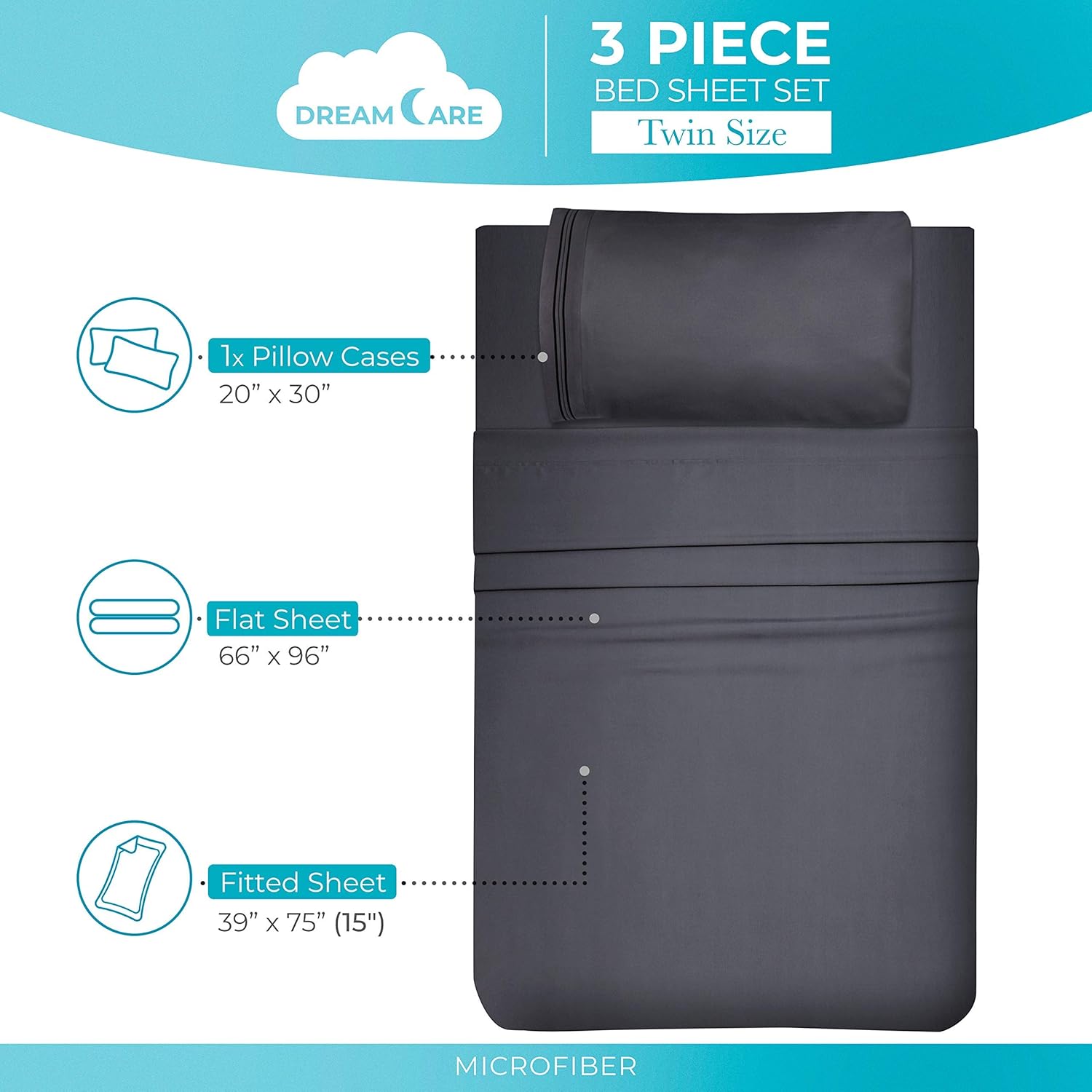 決算特価商品 ツインシーツ ツインサイズ ツインベッドシーツ 3点セット ツインシーツセット ツインベッドセット ツインサイズシーツ ツインフィットシーツ ディープポケット ツインフラットシーツ ダークグレー Cougaropen Com