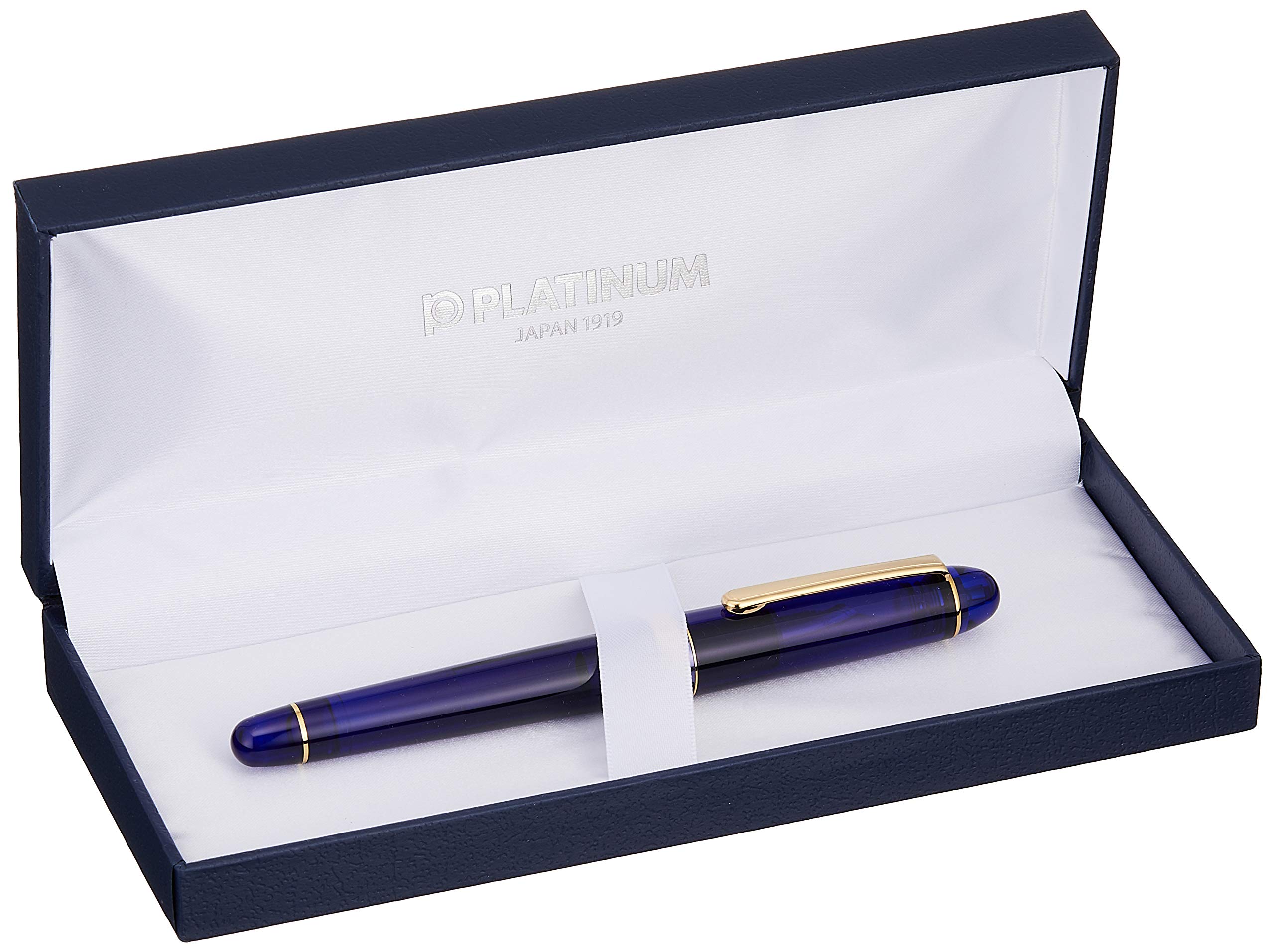 Amazon | プラチナ万年筆 万年筆 センチュリー シャルトルブルー 細軟