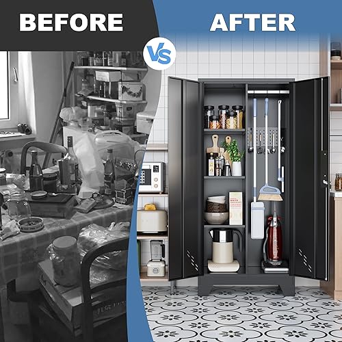 Miniatura 5 de Caja fuerte, archivadores para oficina en casa, gabinete de archivos con cerradura, organización y almacenamiento de oficina, cajones de