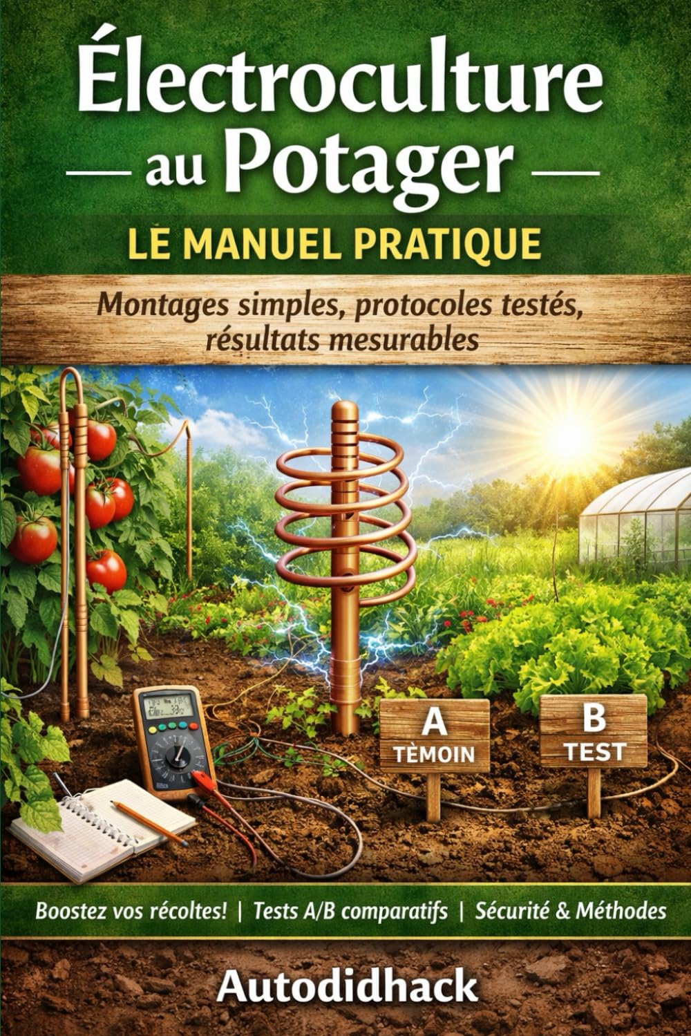 Électroculture au Potager — Le Manuel Pratique: Montages simples, protocoles testés, résultats mesurables