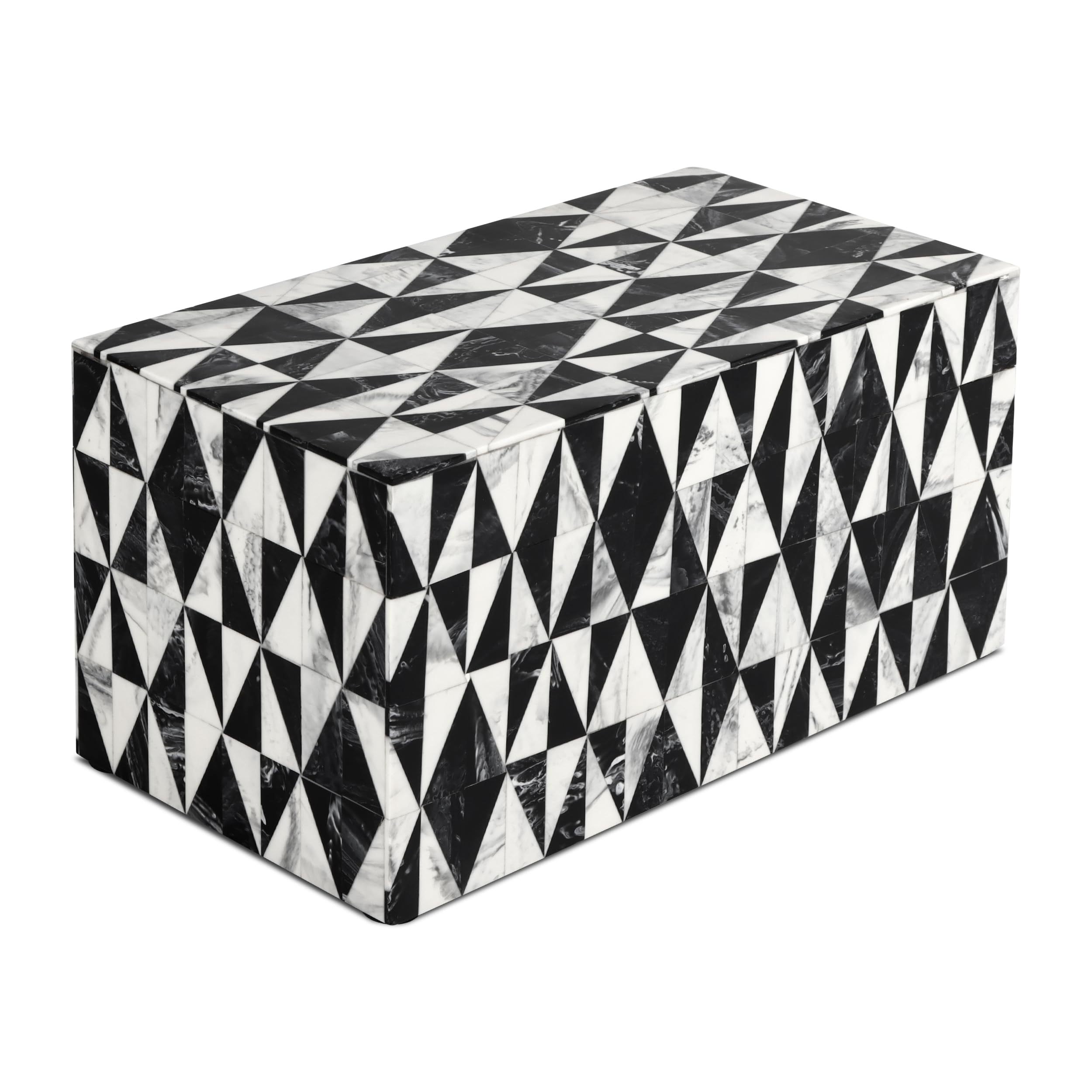 Handicrafts Home Decorative Organizer Box 10x5 – Large Keepsake with Lid, Modern Storage Box, Bohemian Coffee Table Décor, Jewelry & Memory Accent for Décor