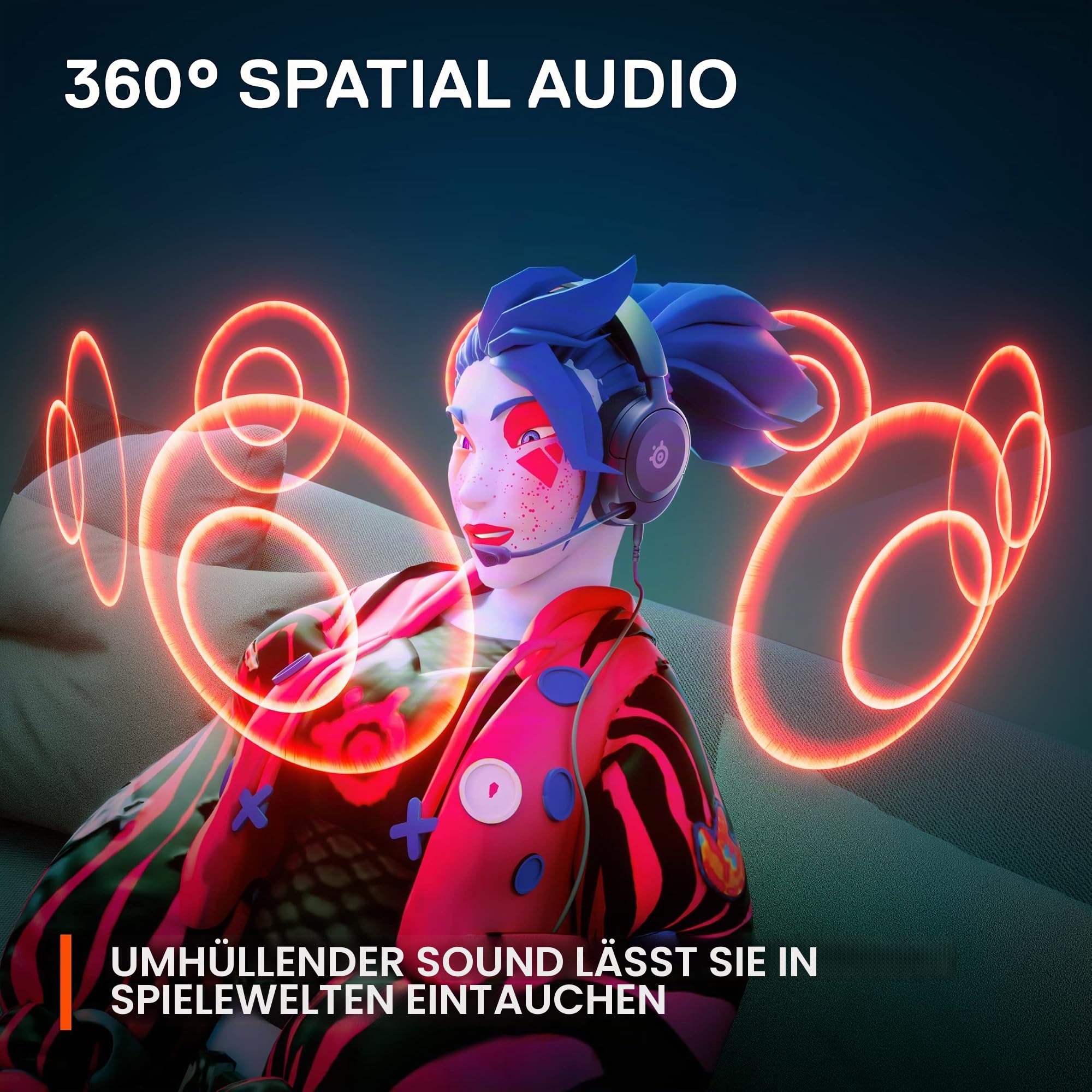SteelSeries Arctis Nova 1 Multi-System-Gaming-Headset – HiFi-Treiber – 360° räumliches Audio – Komfortdesign – langlebig – Ultraleicht – Mikrofon mit Geräuschunterdrückung – PC, PS5/PS4, Switch, Xbox