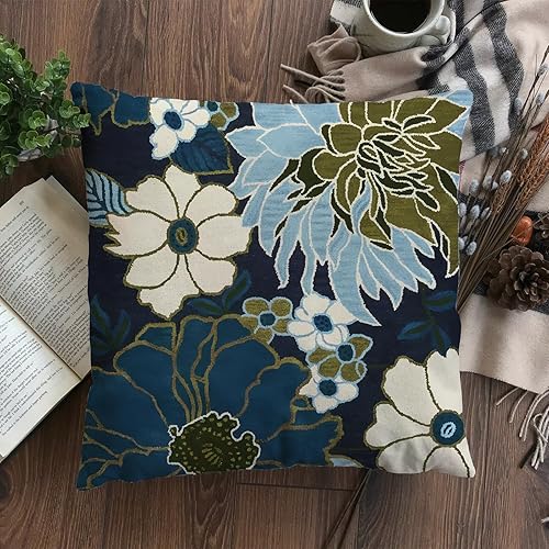 Miniatura 5 de eshabear Juego de 2 fundas de almohada decorativas de 18 x 18 pulgadas, decoración del hogar para sala de estar, cama, sofá, porche (18 x 18