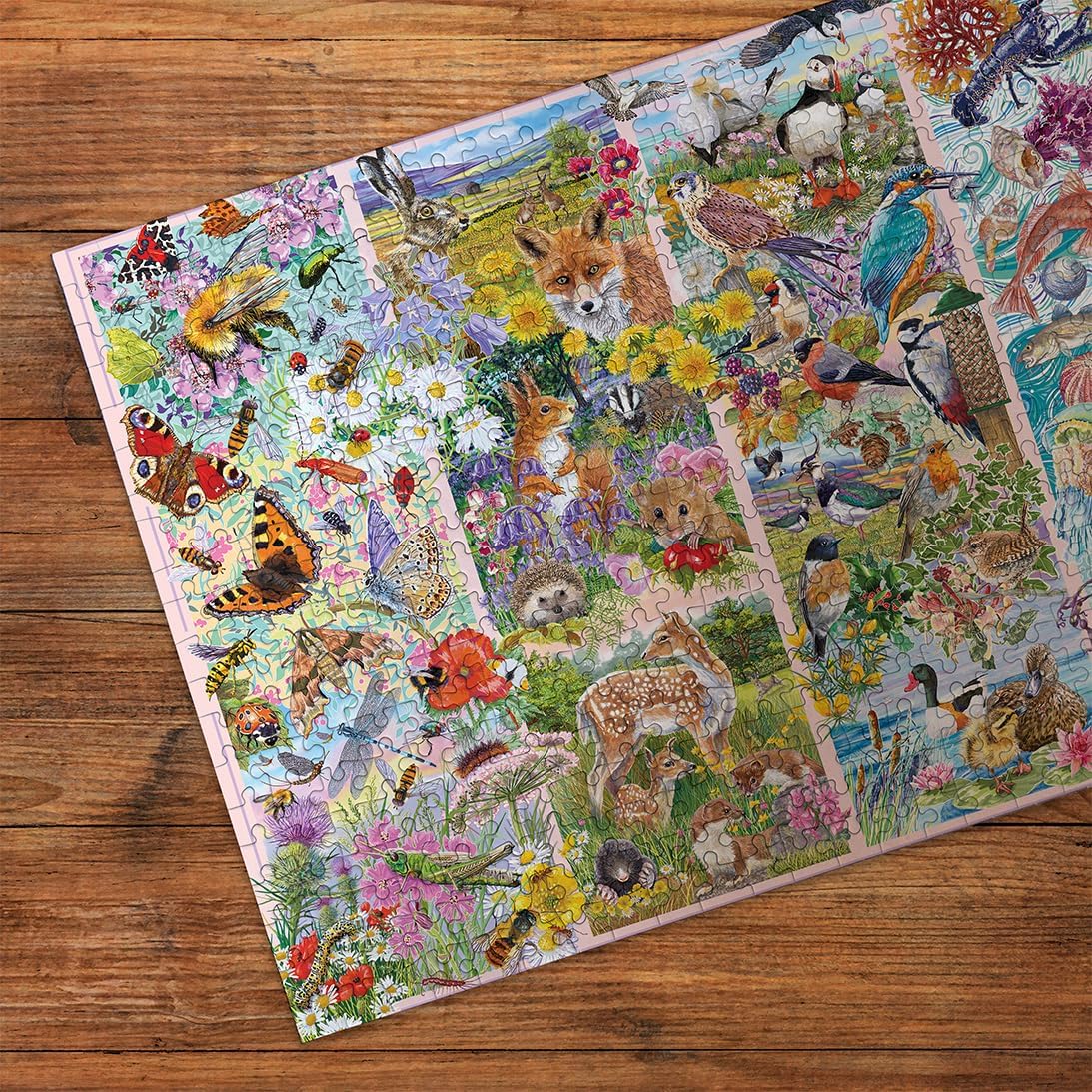 Gibsons Curious Creatures 500 piece Jigsaw Puzzle Animal Puzzle B Corp