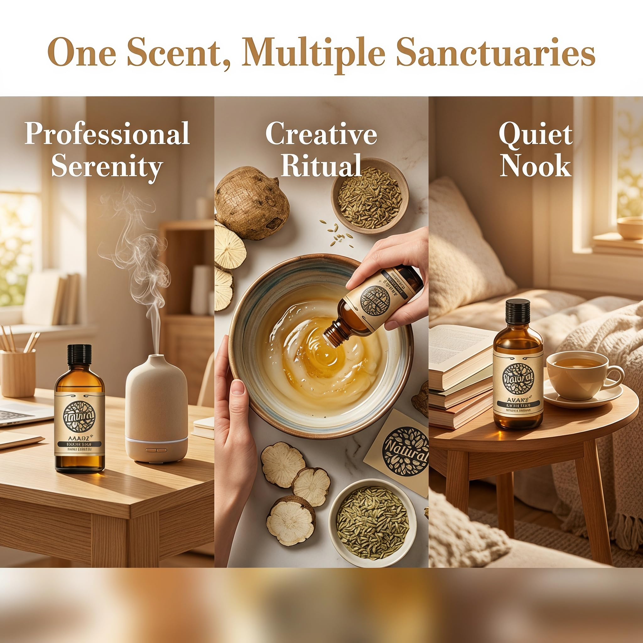 AKARZ 100ml Olejek esencjny z Nasion Marchewki - Naturalny olejek aromatyczny do dyfuzorów, lamp aromatycznych i aromatów pomieszczeń