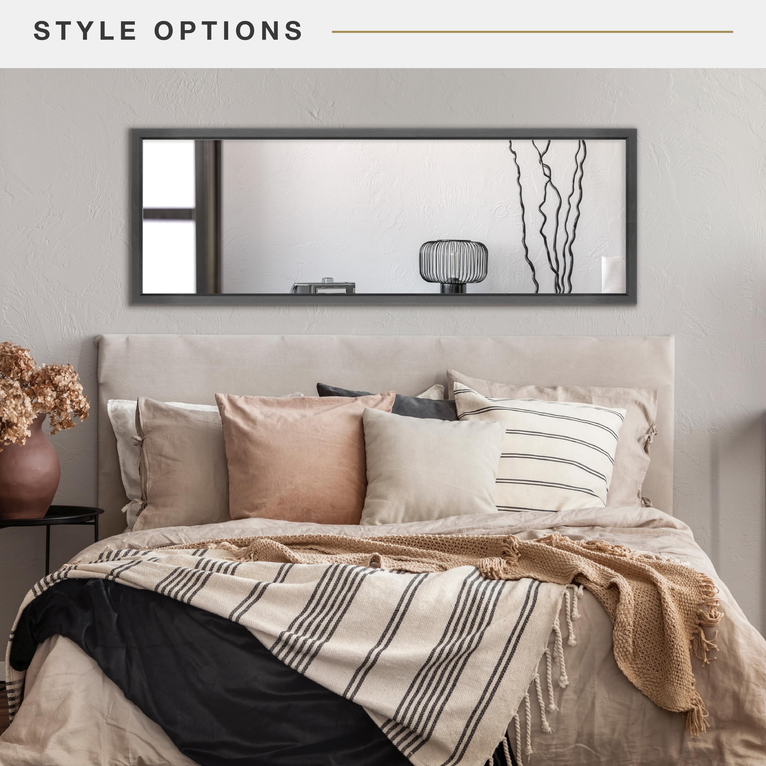 Amazon.com: MCS 23x66 Mercer Leaner Wall Mirror, Black Full Length