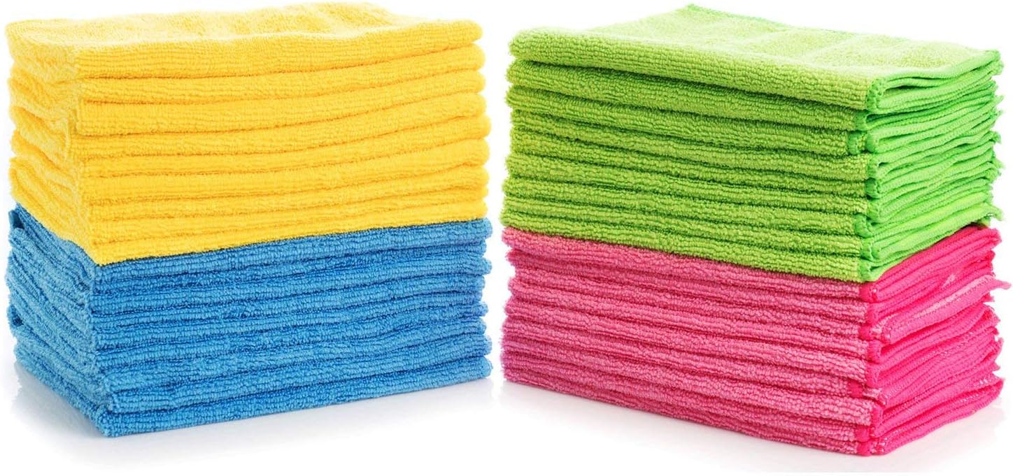 Hometex Microfiber Towels (48 pk., 4 colors)