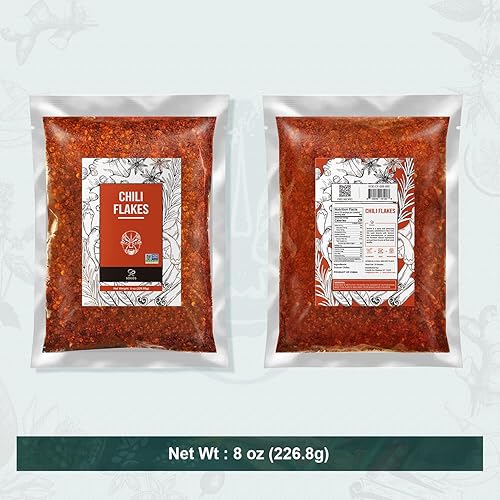 Vista 45 de Soeos Polvo de chile Sichuan prémium de 8 onzas (7.97 oz), todo natural, polvo de chile asiático, sabroso chile rojo picante en polvo de chiles