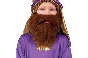 Wiseman's Child Beard for Biblical Skits or Holiday Festivities