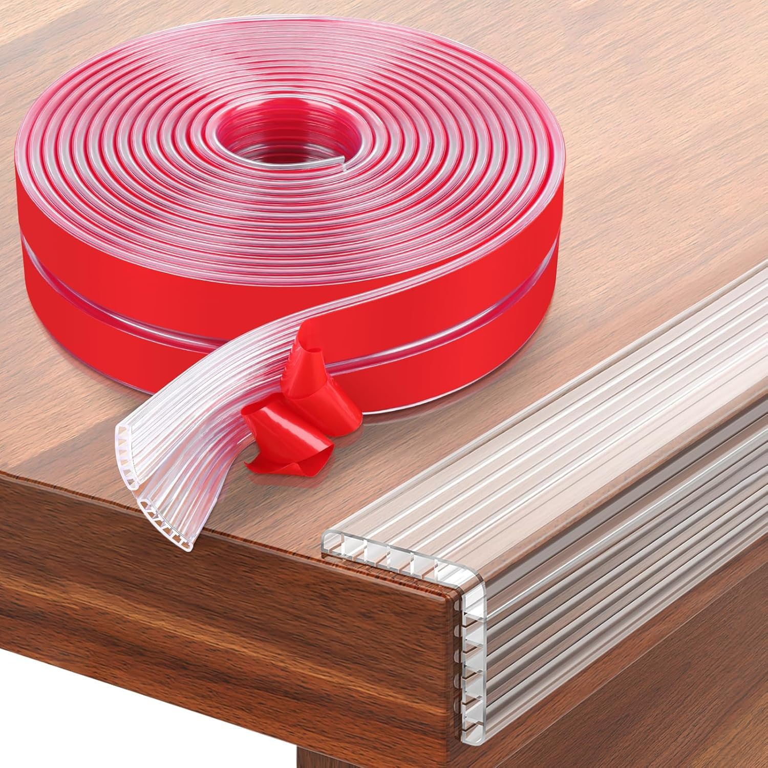 Baby Proofing 16.4ft Long (1.19" Wide) Corner Protector Baby Corner Guards Furniture Corner & Edge Safety Bumpers Clear Baby Proofing Bumper Cushion