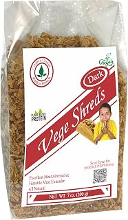 Vege Shreds Dark, Veggie Shreds, Veggie Meat (7 ounce package)