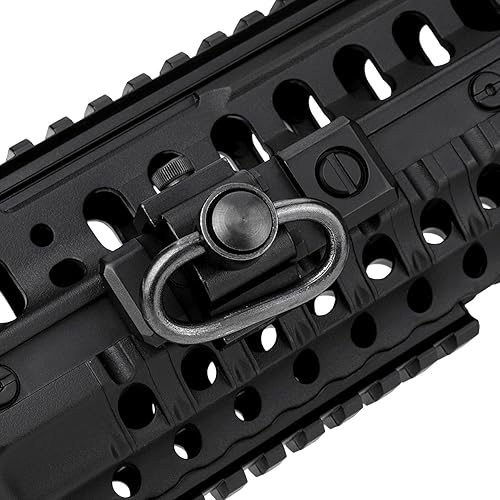 Miniatura 6 de BOOSTEADY Correa de hombro tradicional de 2 puntos para pistola, cierre de gatillo con montaje giratorio QD ajustable