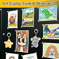 Vista 6 de VNDUEEY Imanes para refrigerador, imanes pequeños para nevera, 16 piezas, pizarra blanca, chinchetas magnéticas, fuertes clips magnéticos