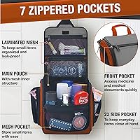 Vista 5 de D&D Bolsa colgante para artículos e aseo personal, organizador de viaje de diseñador para maquillaje y artículos de aseo, para hombres y mujeres