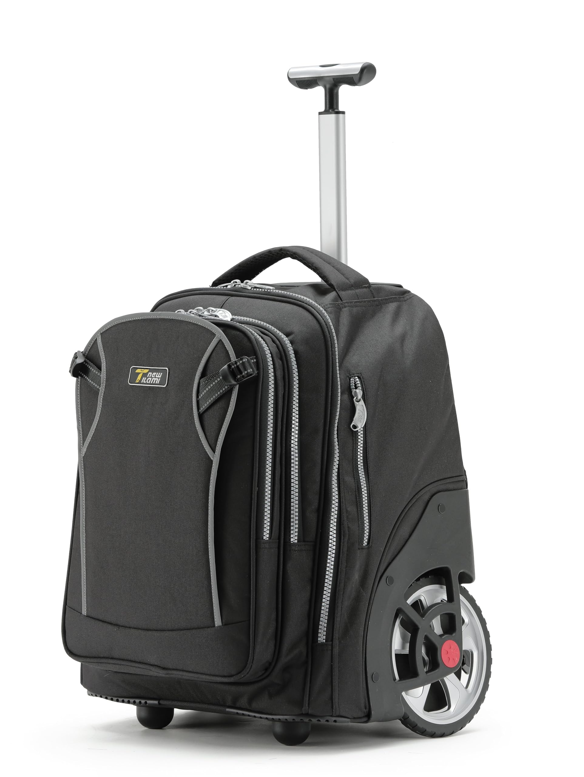 NEW TILAMI 20" Rolling Backpack for Teens Adults, Climbing Stairs Waterproof Backpack with Wheels for School Business Trave Camping with Laptop