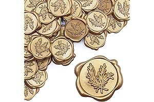 30 PCS Elegant Wax Seal Stickers Alternative Wax Seals Self Adhesive Tuscan...