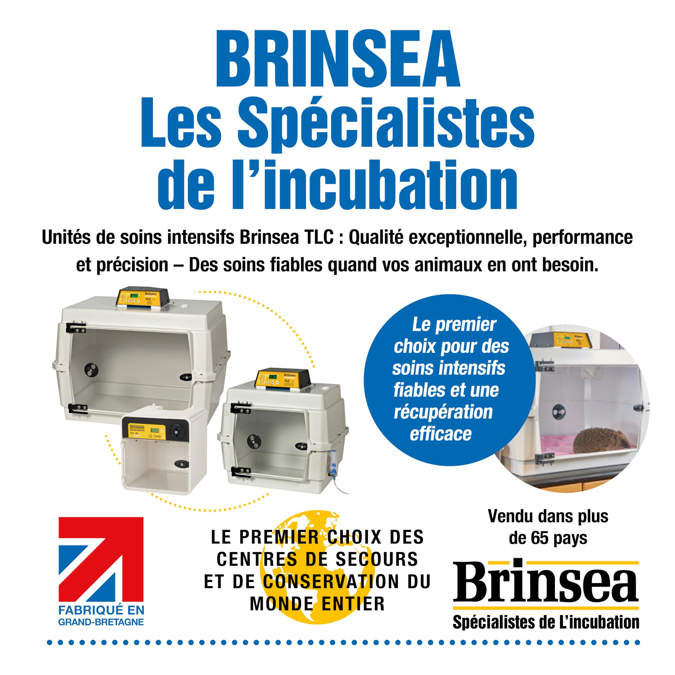 Criadora Brinsea TLC-30 Advance–Unidad de cuidados intensivos criadora con control digital –Para animales y aves jóvenes, enfermos, heridos o débiles. Portátil y apilable –Fabricada en el Reino Unido