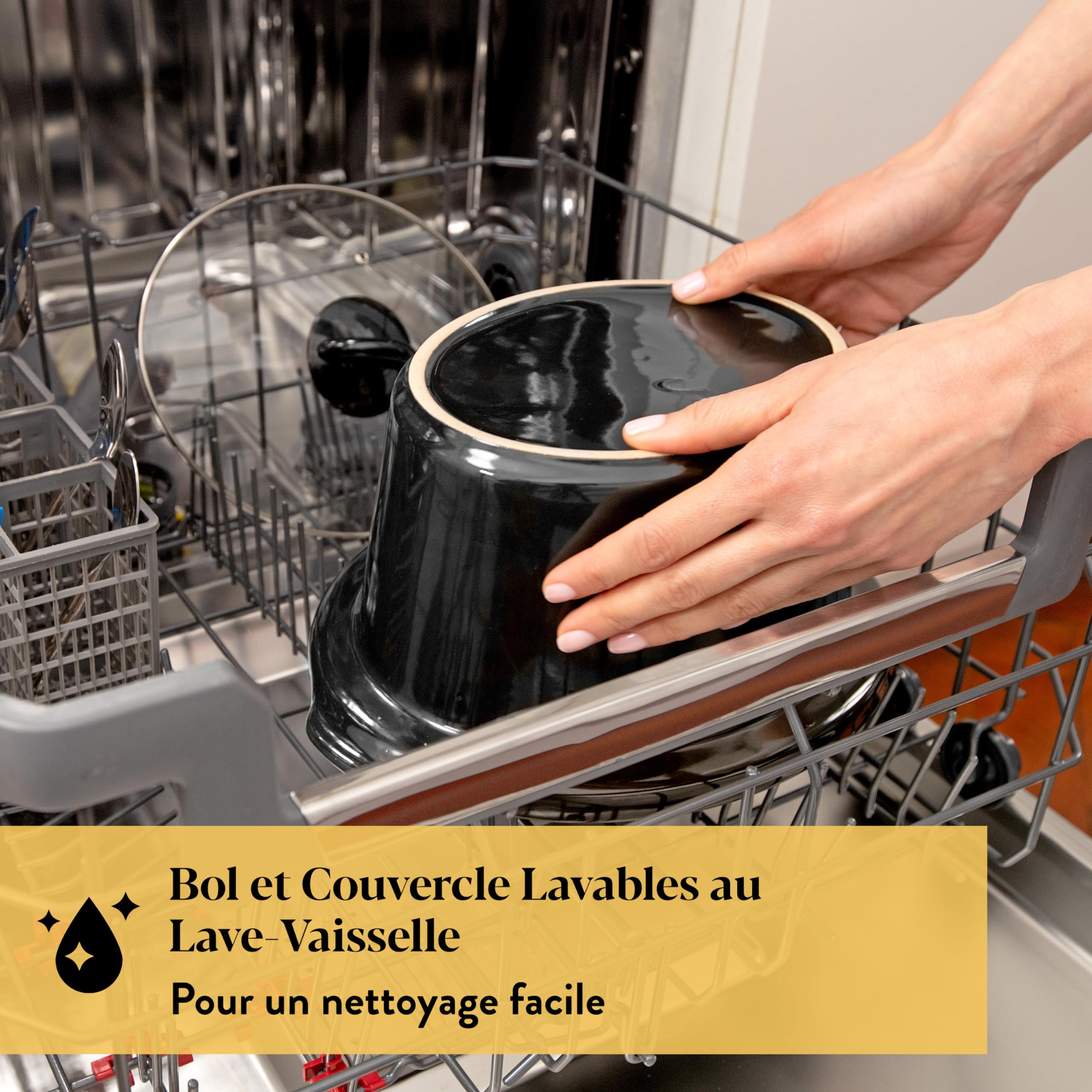 Crock-Pot Mijoteuse numérique | 3,5 l (3-4 personnes) | Minuterie programmable | Prise EU 2 broches | Noir [CSC113X]